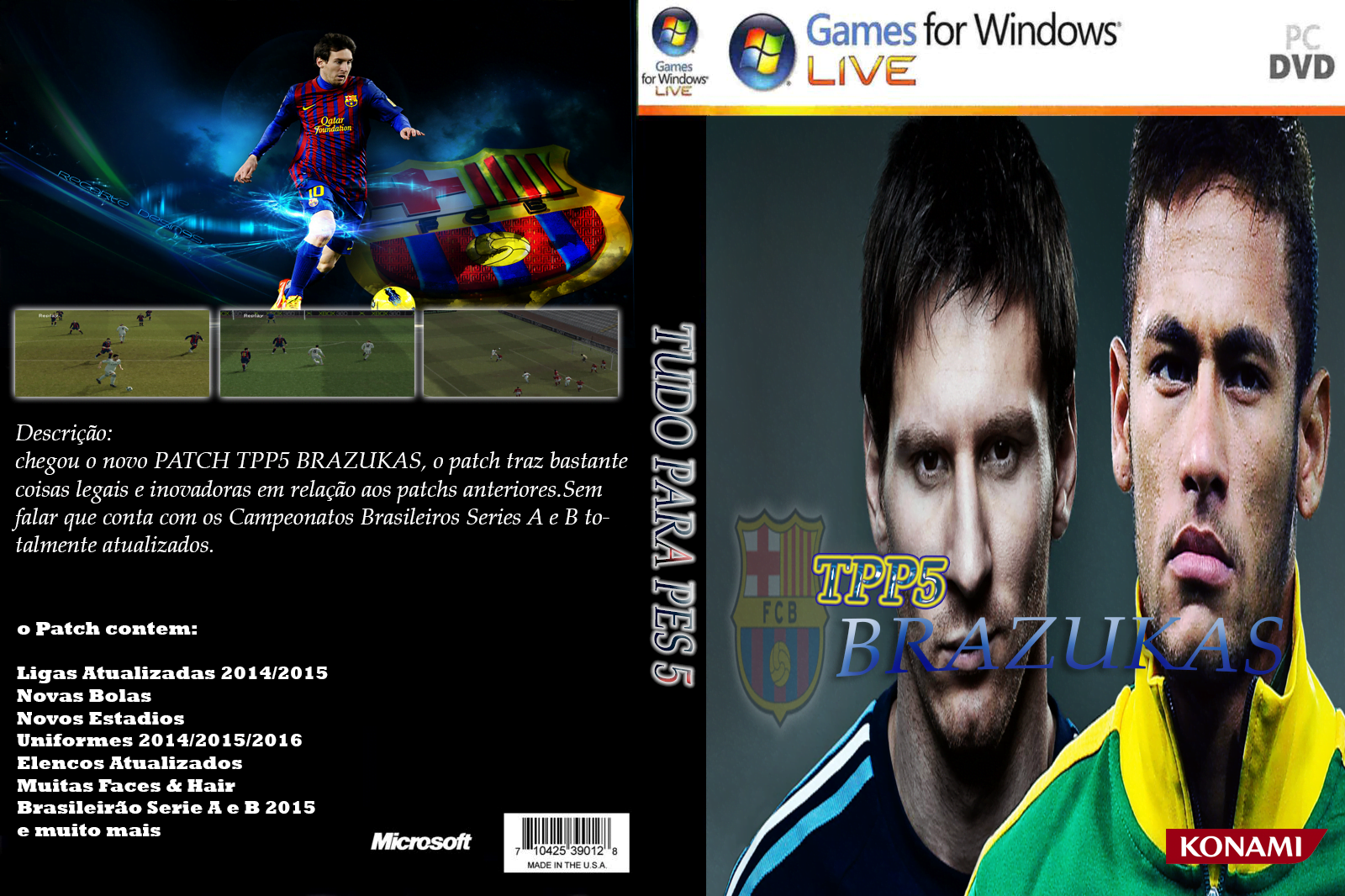 PES 2017 PS2 Brazukas v2 Patch + Full Games 